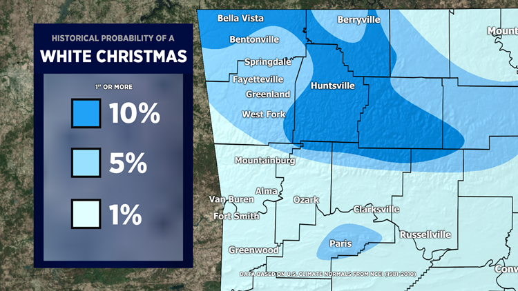 Will We Have A White Christmas Historical Probabilities