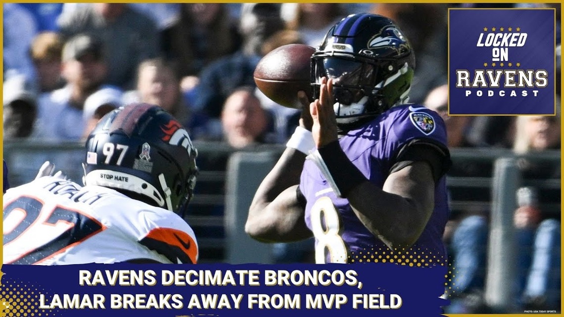 Baltimore Ravens DECIMATE Denver Broncos Lamar Jackson Runs Away From