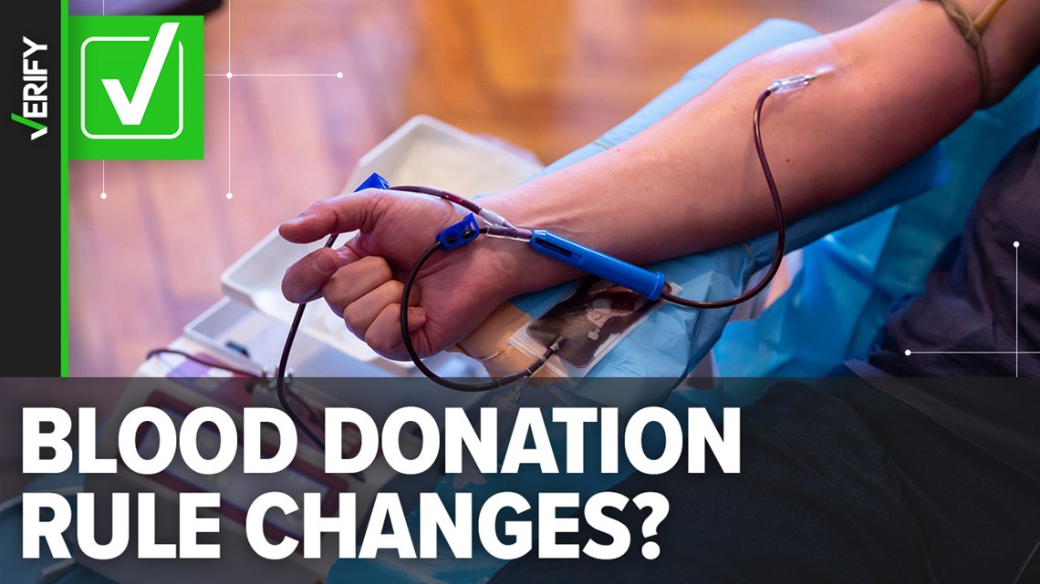 New Blood Donation Rules Will Allow Men Who Have Sex With Men To Donate