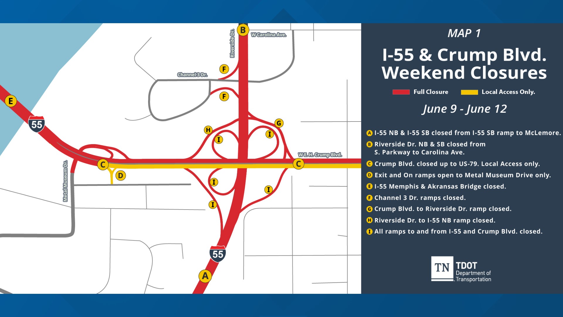 Tdot I Bridge To Be Shut Down And Traffic Changes In June