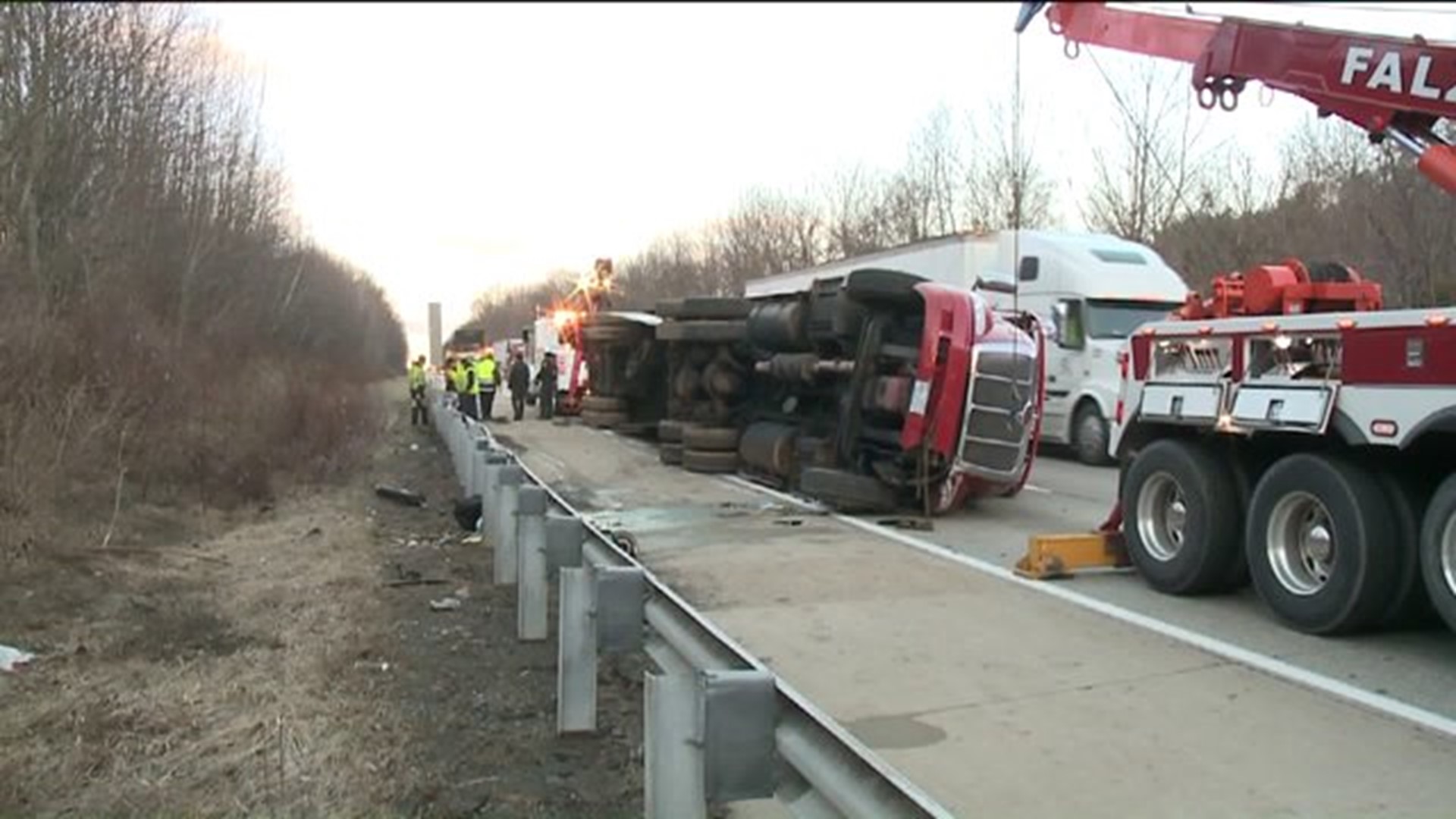 Interstate Reopens After Tractor Trailer Crash Wnep