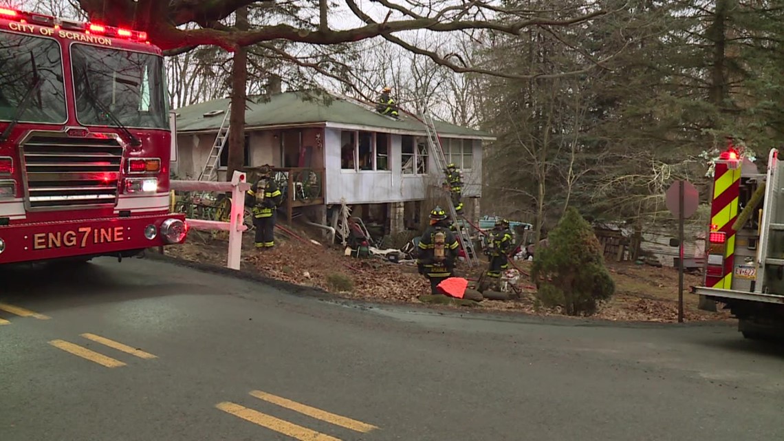 Flames Damage Home In Lackawanna County Firefighter Suffers Medical