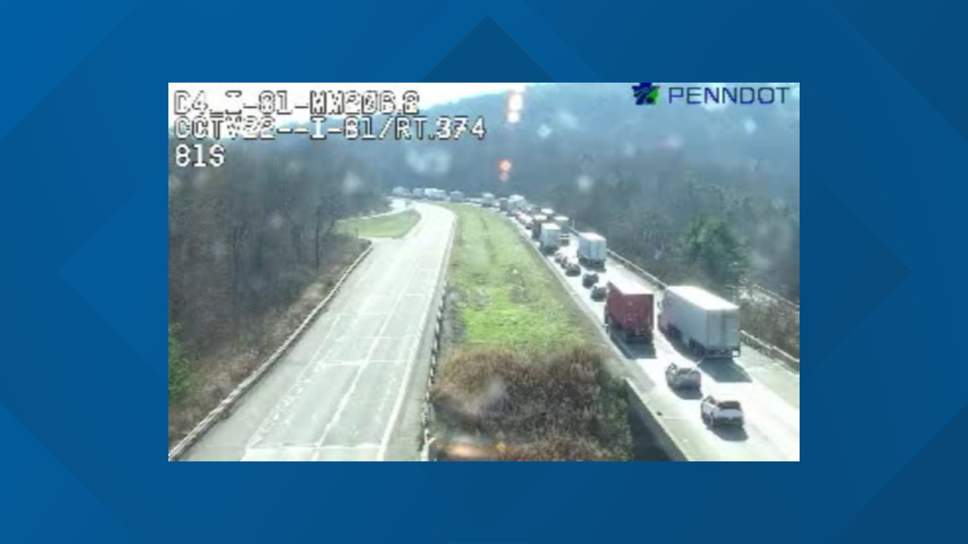 Crash In Lackawanna County Blocks Part Of Interstate 81 Wnep