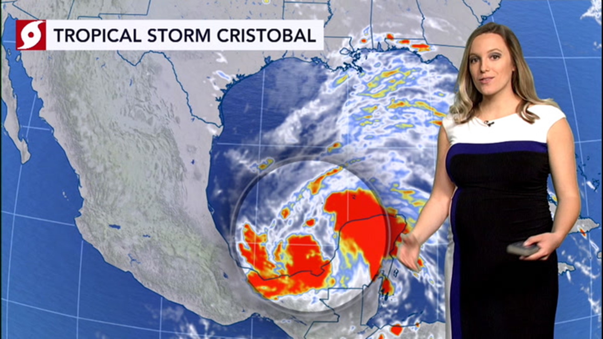 Cristobal will continue to drench parts of Mexico before it eventually heads for the United States' Gulf Coast.