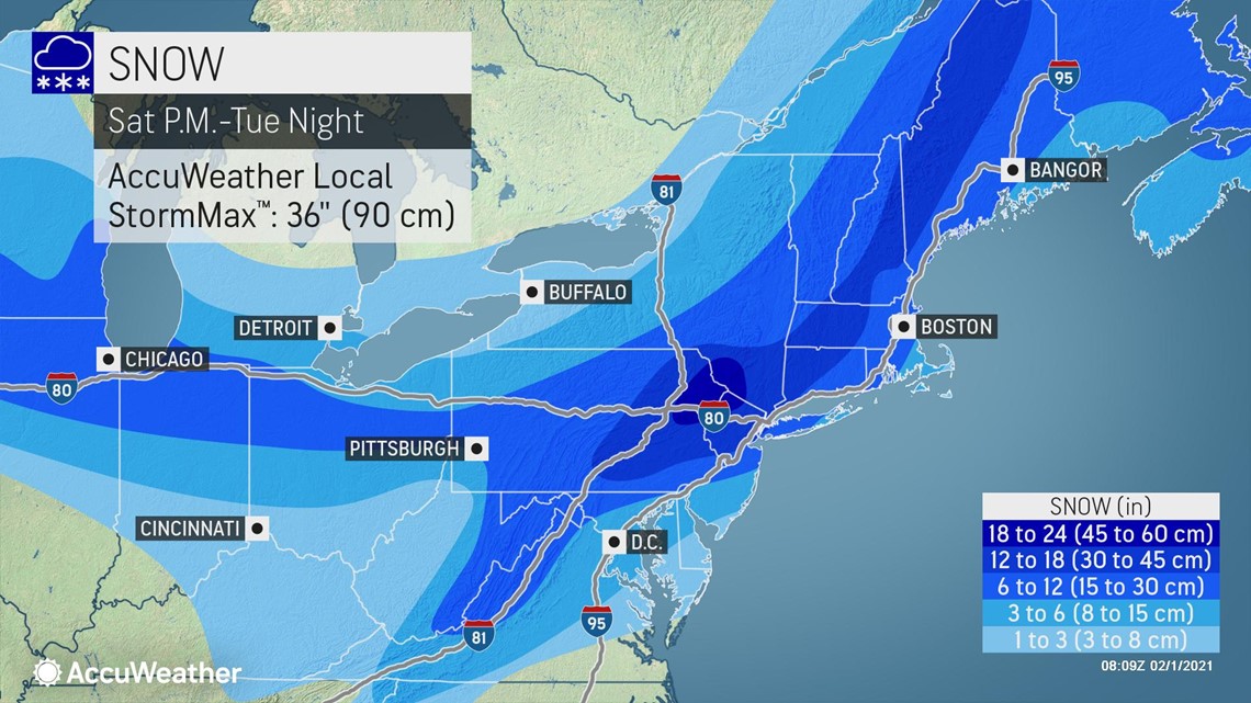Blizzard possible in the Northeast as nor'easter bears down | wthr.com