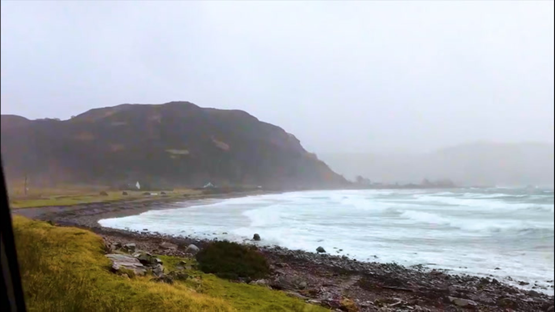 The Western Highlands, Scotland, was hit by Storm Dennis on Feb. 16, making for choppy waves and windy conditions.