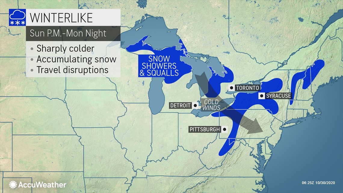 November to begin with a wintry blow of cold air, snow in the Northeast