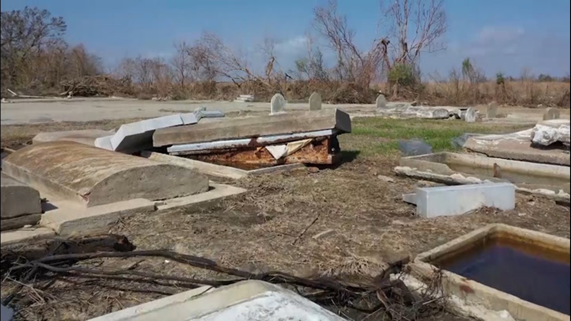 The Louisiana Cemetery Task Force is still learning of damages caused by hurricanes this fall, as another deadline for FEMA money to help repair damaged graves looms.