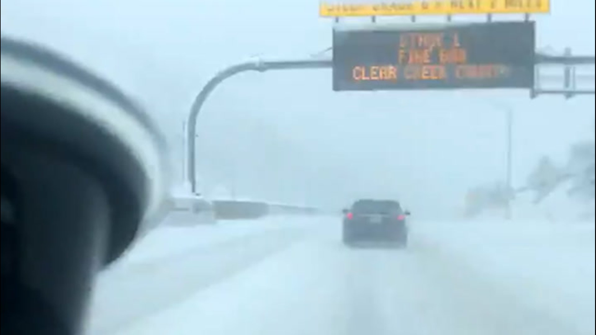 Roads were slick in Idaho Springs, Colorado, on Nov. 24 after some heavy snowfall. The videographer said they spotted upwards of 15 cars stuck and spinning while driving to their destination.