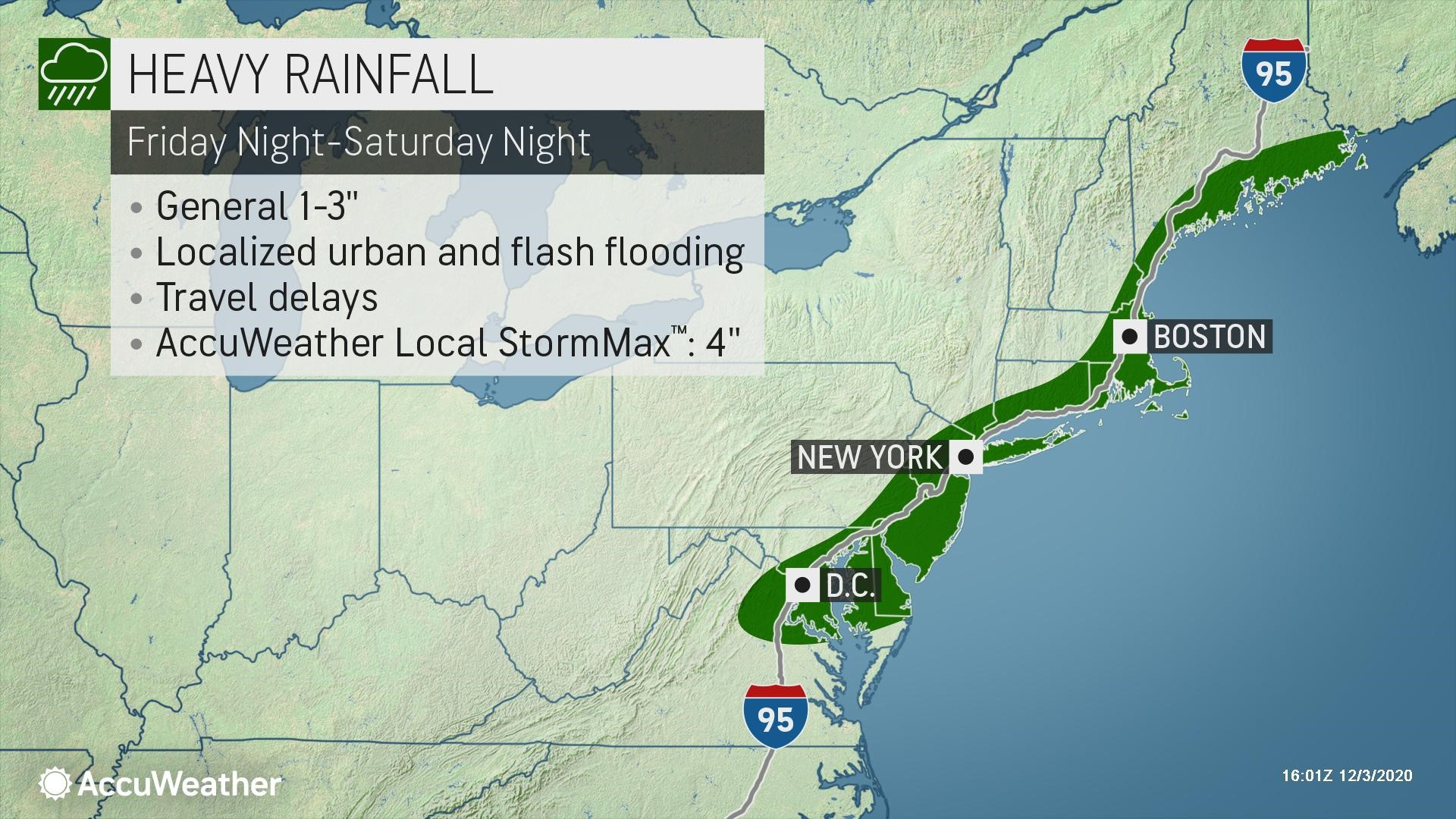 Strengthening East Coast Storm Likely To Unload Heavy Snow Rain