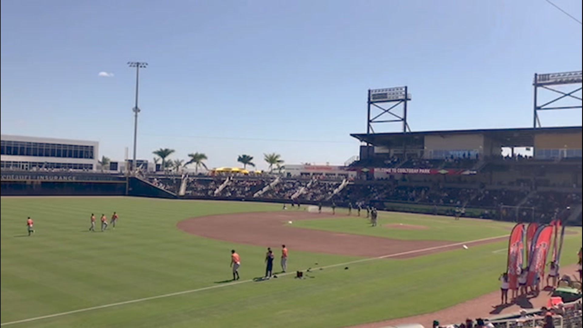 Feb. 22 was a beautiful day to open up the Grapefruit League Spring Training in North Port, Florida, at the Atlanta Braves' brand new facility 'CoolToday Park.'