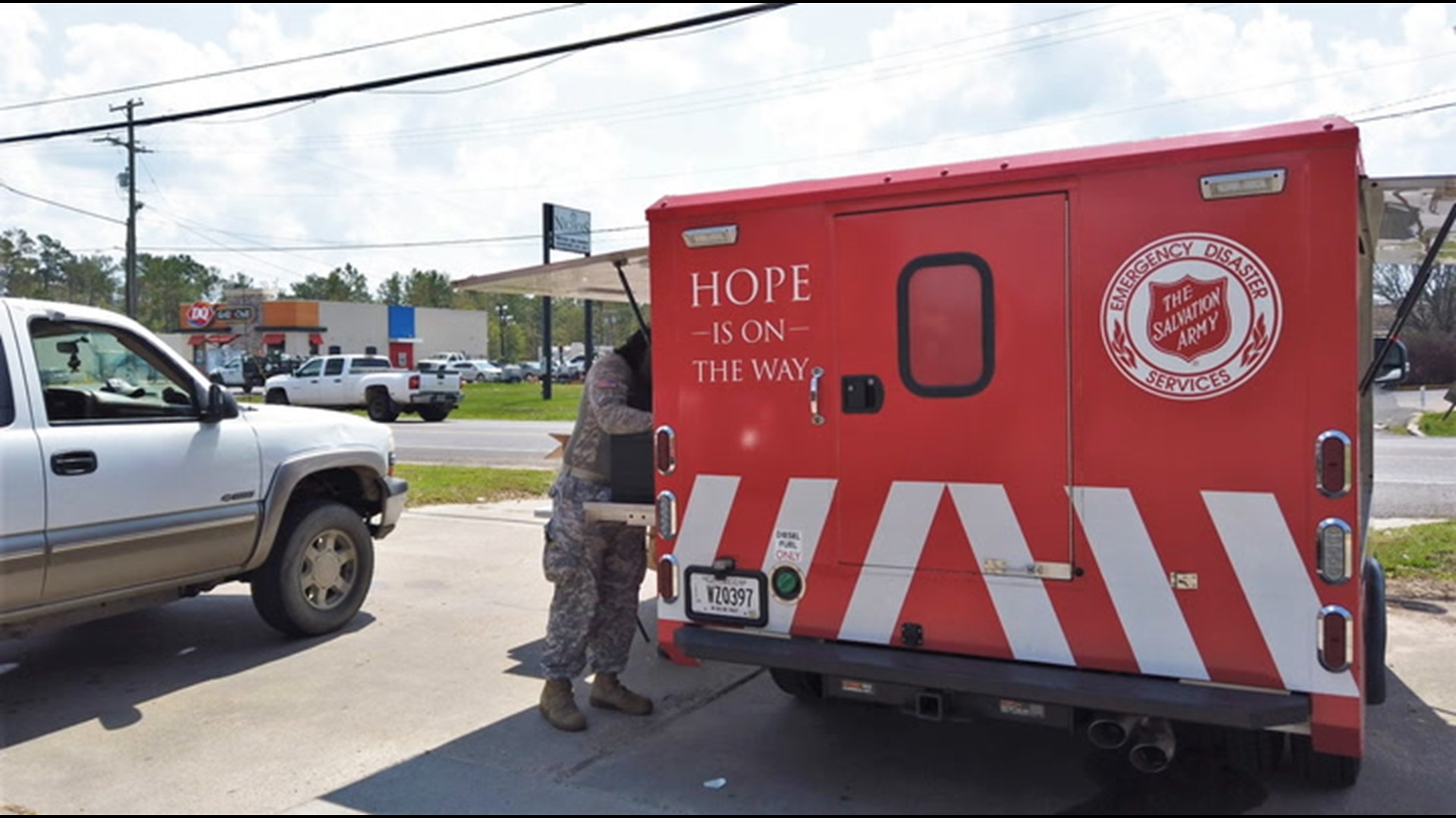 The Salvation Army had been in place in Pensacola, Florida, in the days before Sally arrived and is now providing food, water and emotional support.
