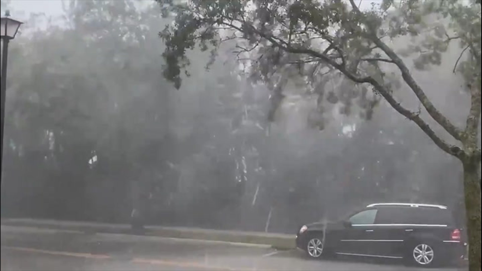 Central Florida was hit by torrential rain, intense wind gusts and showers of hail on April 11, prompting many residents to say it was the worst April storm they've seen in years.