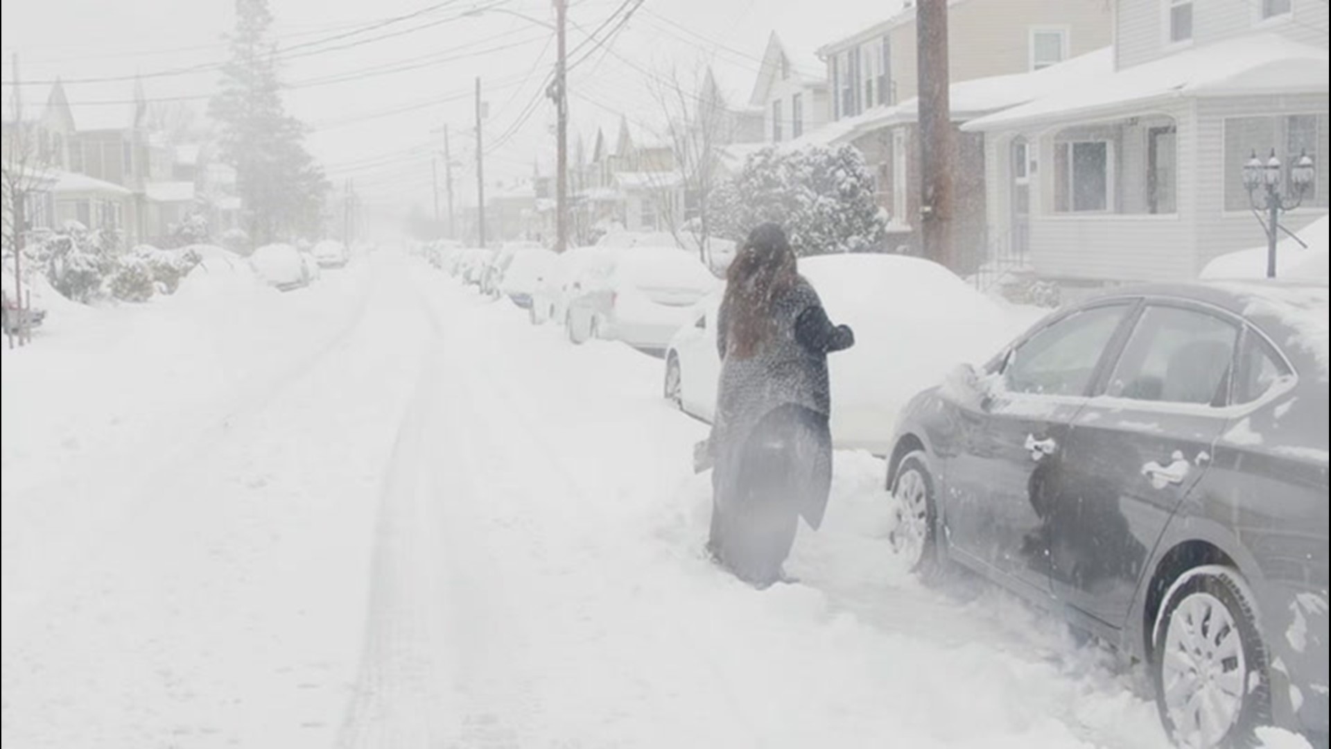 People across northern New Jersey spent their Monday digging out as a powerful nor'easter blanketed the area.