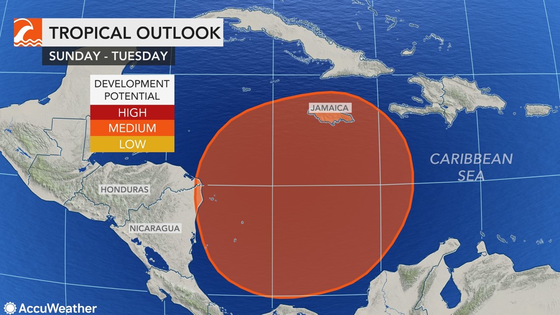 The next Atlantic tropical storm would be called Eta; where could it