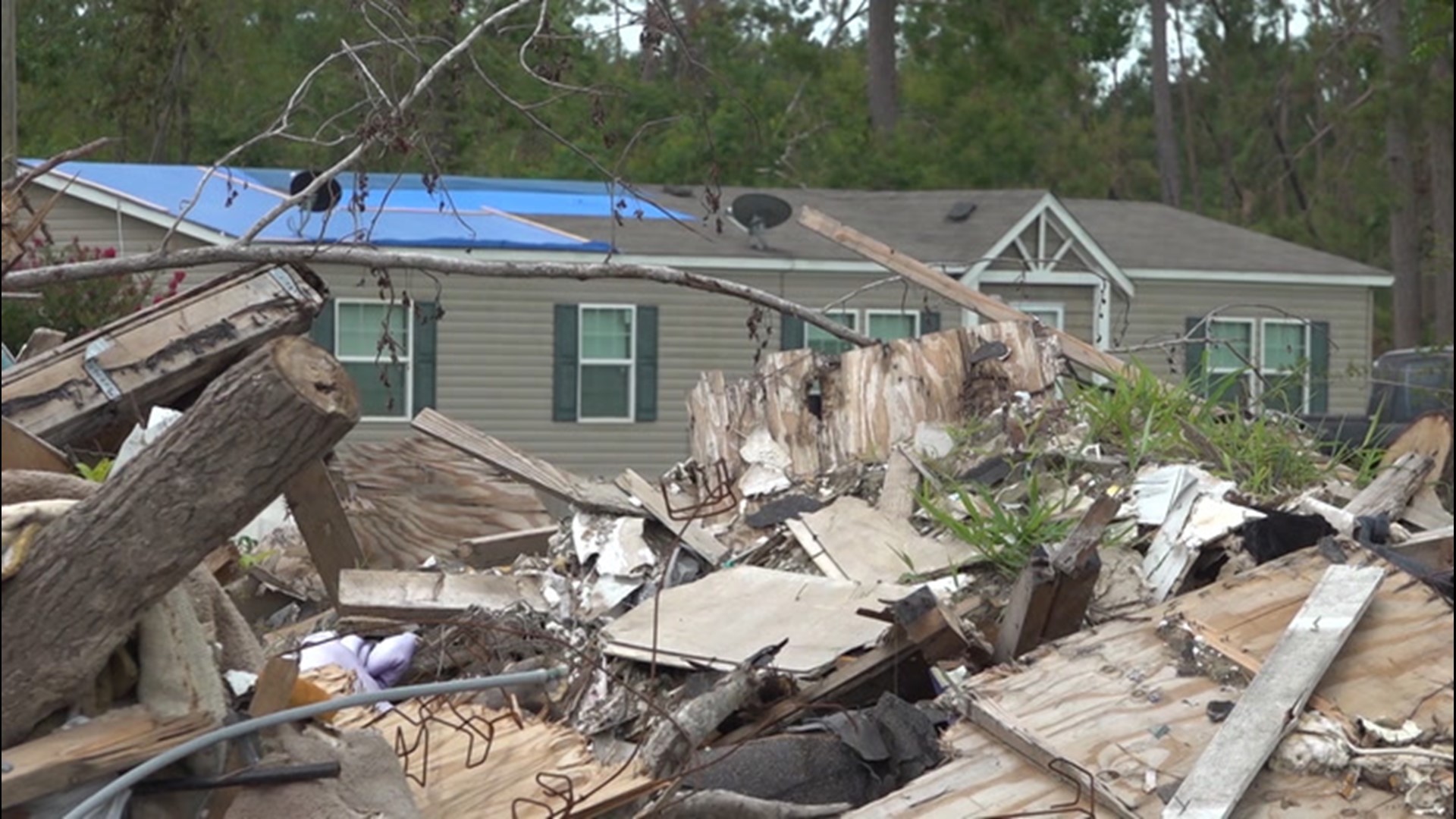Families impacted by a tornado that tore through Onalaska, Texas, on April 22 say the cleanup process has been complicated by COVID-19.