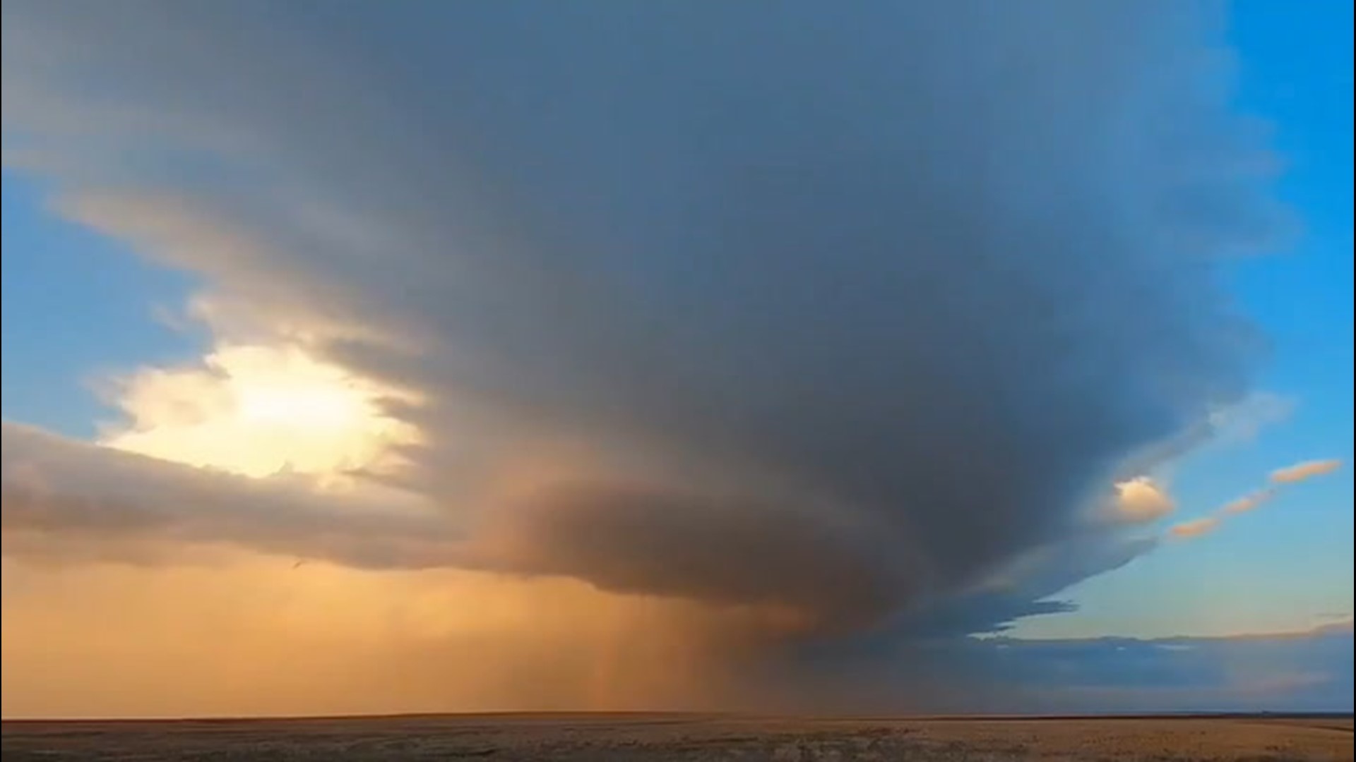 This time-lapse video taken in 2019 near Dighton, Kansas, was just recently shared on March 23. The colors and cloud formations are simply breathtaking.