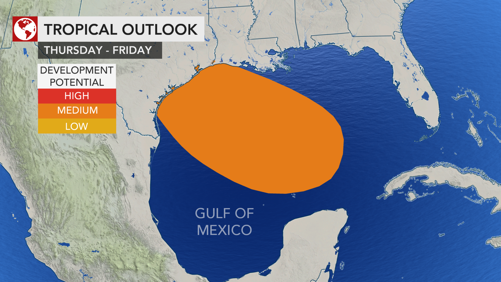New tropical threat brews in Gulf of Mexico | 10tv.com