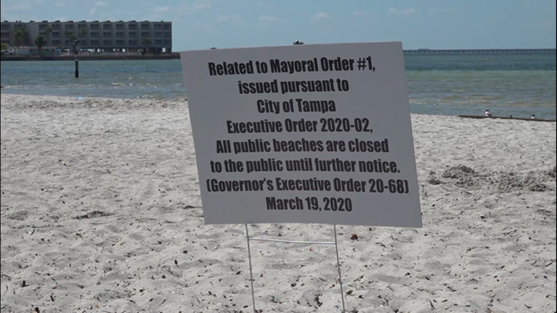 Beaches starting to close around Florida