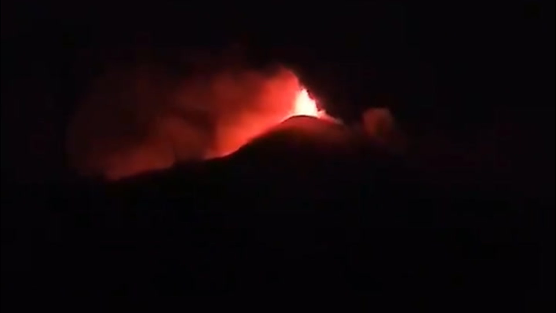 Lava gushed into the air as Guatemala's Pacaya Volcano erupted in the overnight hours on March 3.