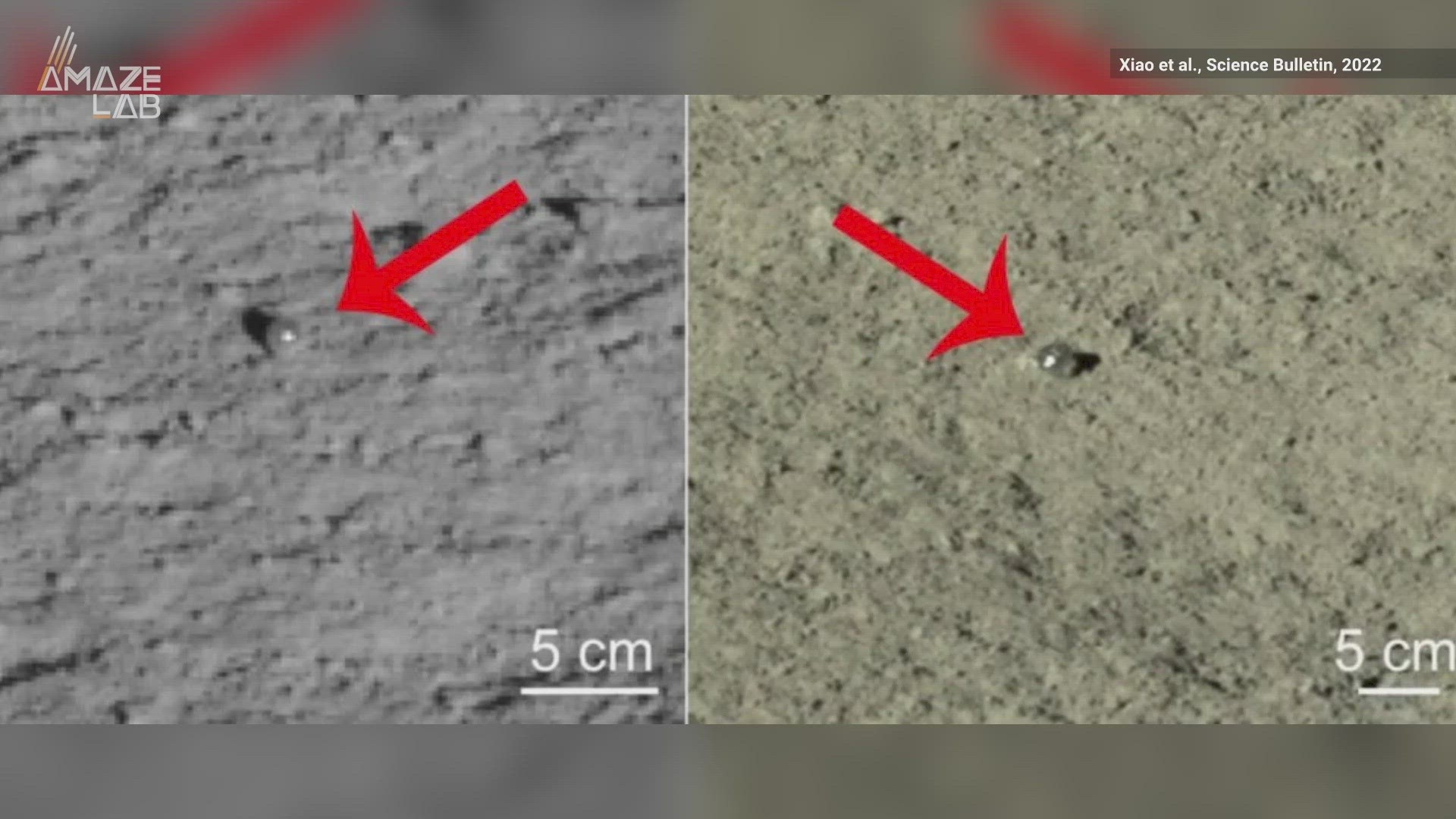 China's Yutu-2 mission has made a fascinating discovery on the far side of the Moon.