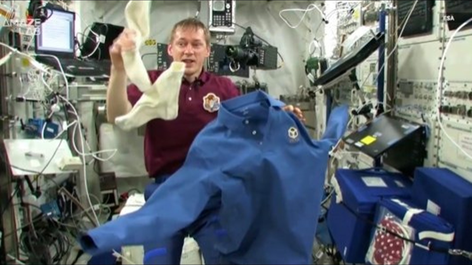 You're not going to believe what astronauts do with their dirty laundry.