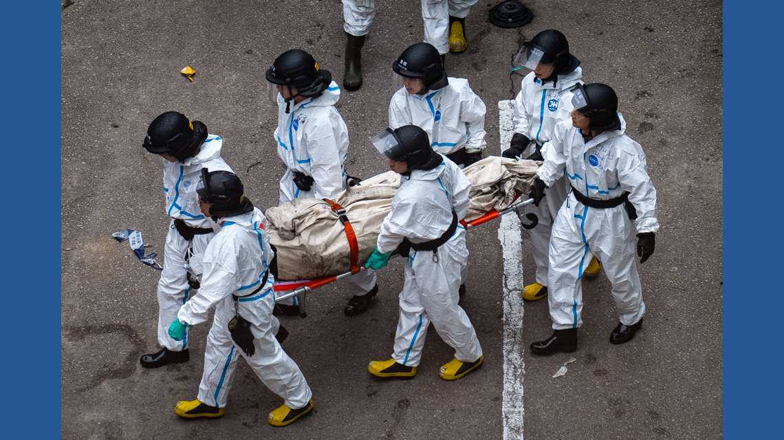 Picture of Death toll in Hong Kong apartment complex blaze rises to 146 as the ...