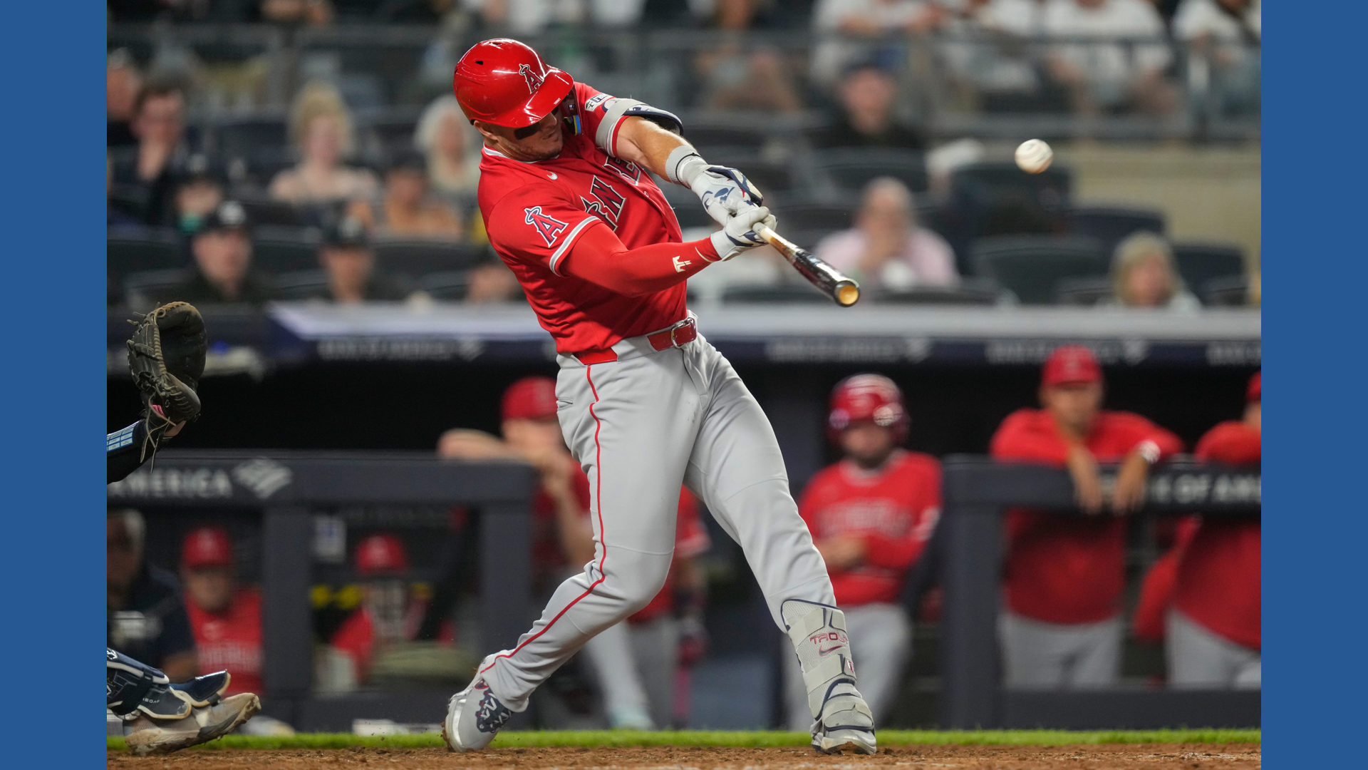 Mike Trout vs. Aaron Judge turns into starry slugfest of 3-time MVPs as ...