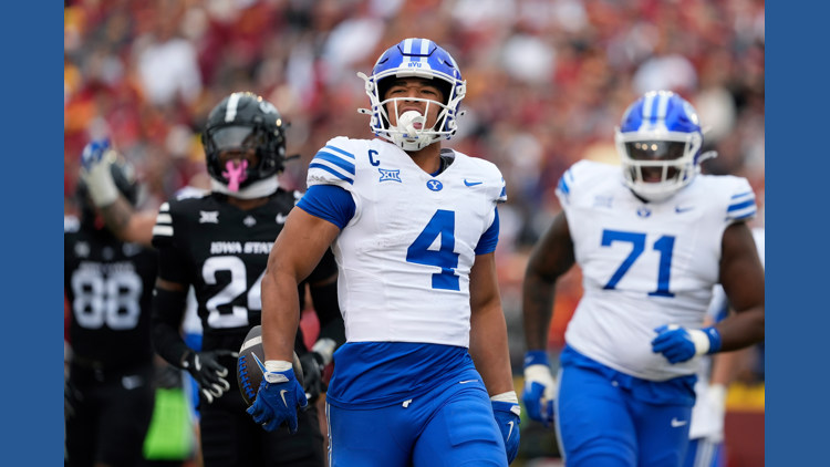 Faletau Satuala's pick-6 lets No. 11 BYU pull away for 41-27 win over Cyclones and another 8-0 start