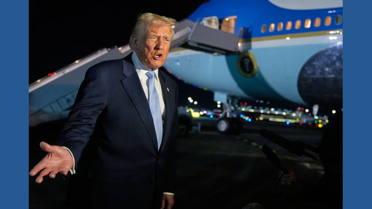 Trump says US may have discussions with Maduro as aircraft carrier arrives in Caribbean