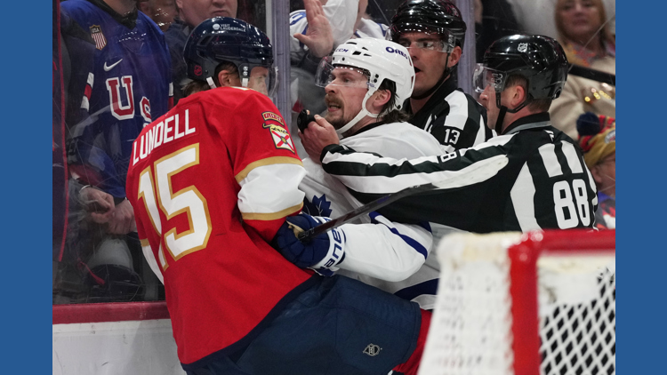 Brad Marchand scores twice as the Panthers beat the Maple Leafs 5-1