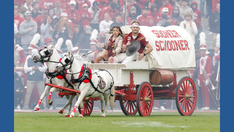 First Native woman drives Oklahoma's iconic Sooner Schooner
