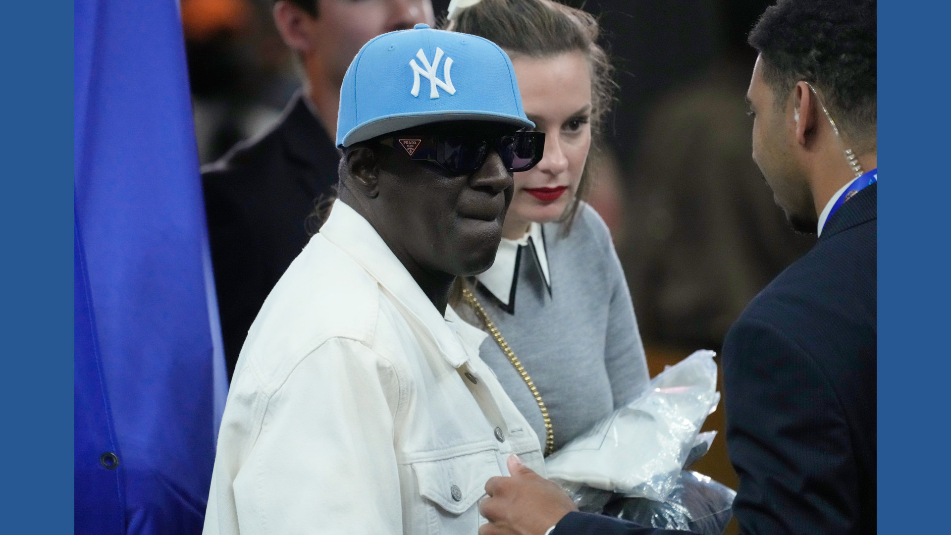 Flavor Flav, a longtime supporter of women's sports, is courtside at ...