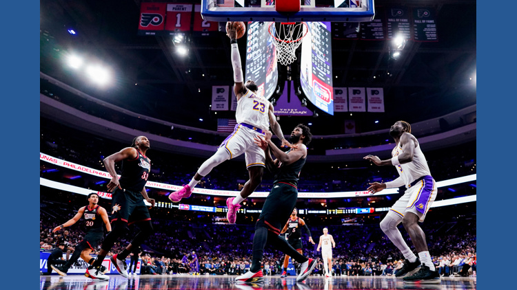 LeBron moves Philly up, but OKC and Spurs remain NBA favorites, according to books and markets
