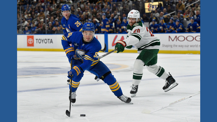 Owen Power scores in OT, Sabers beat Wild 3-2
