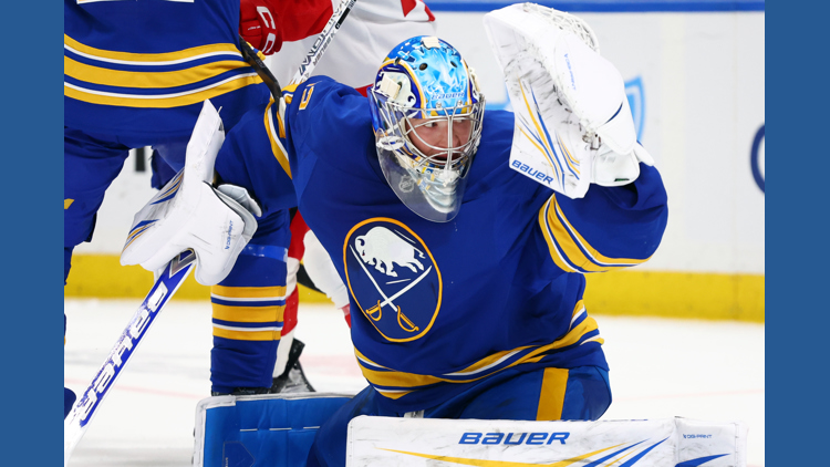 Colten Ellis stops 27 shots in NHL debut as Sabres beat Red Wings 4-2