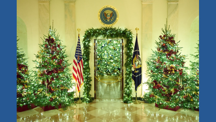 Melania Trump reveals White House holiday decorations and her theme, 'Home Is Where the Heart Is'