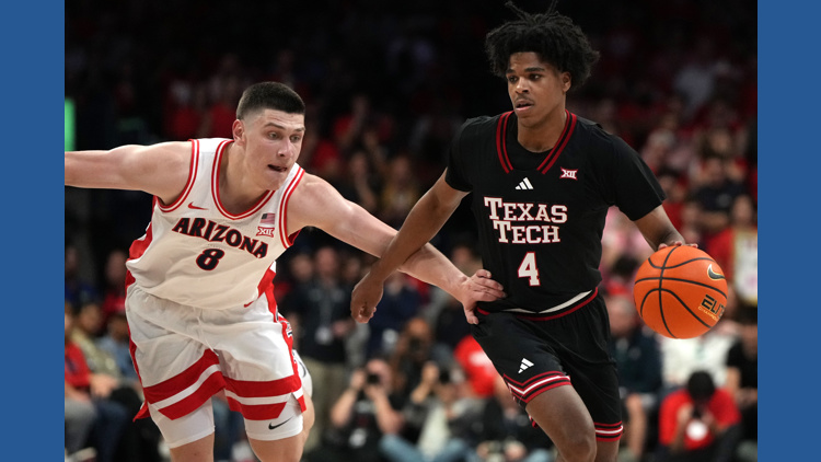 No. 16 Texas Tech rallies to beat No. 1 Arizona 78-75 in OT for Wildcats' second straight loss