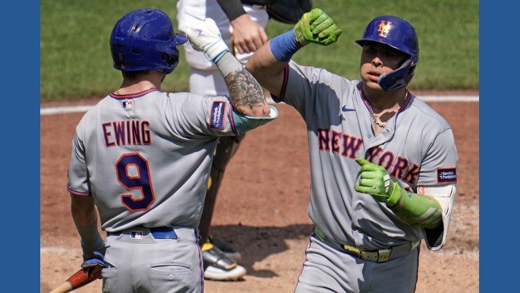 Bo Bichette goes 5 for 5 and Sean Manaea strikes out 11 in Mets' 11-1 rout of Pirates