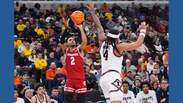 Badgers come back again, rally from 15 down to beat Illini in Big Ten Tournament