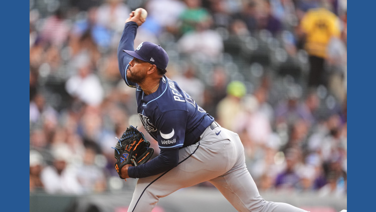 Peralta roughed up in Rays debut but Hicks hits grand slam and Tampa Bay rallies past Rockies in 11