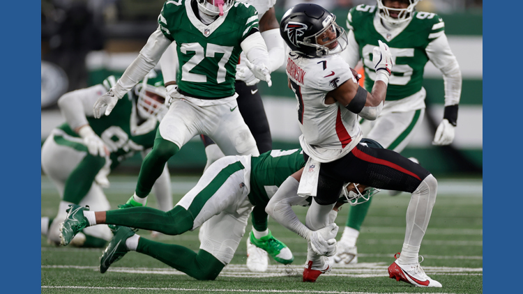 Bijan Robinson shines again, but Falcons' special teams falter in loss to Jets