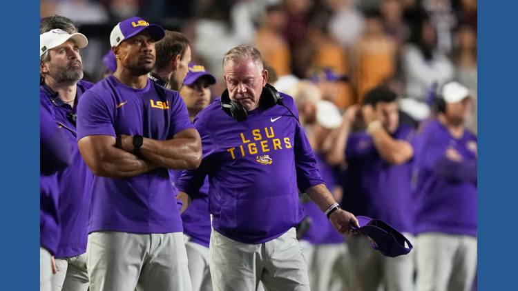 LSU fires coach Brian Kelly in the 4th season of his 10-year, $100 million deal