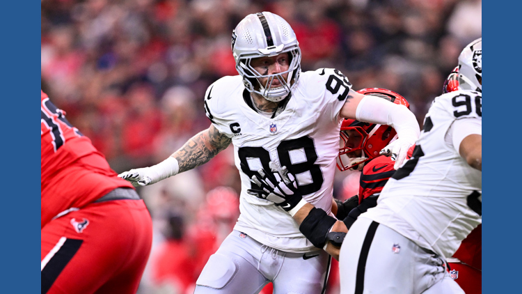 Maxx Crosby commits to the Raiders following failed trade to the Ravens