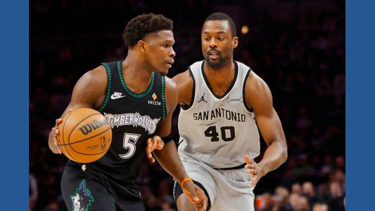 Edwards sets Wolves franchise mark in 125-112 home win against Spurs