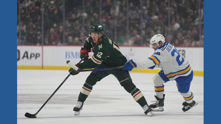 Matt Boldy has 5th career hat trick and Wild beat Blues 5-4