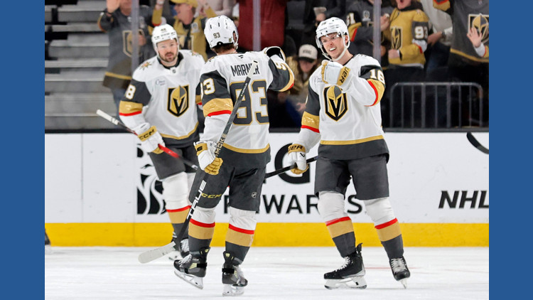 Dorofeyev powers Golden Knights past Blackhawks 4-0 as Hill ends shutout drought