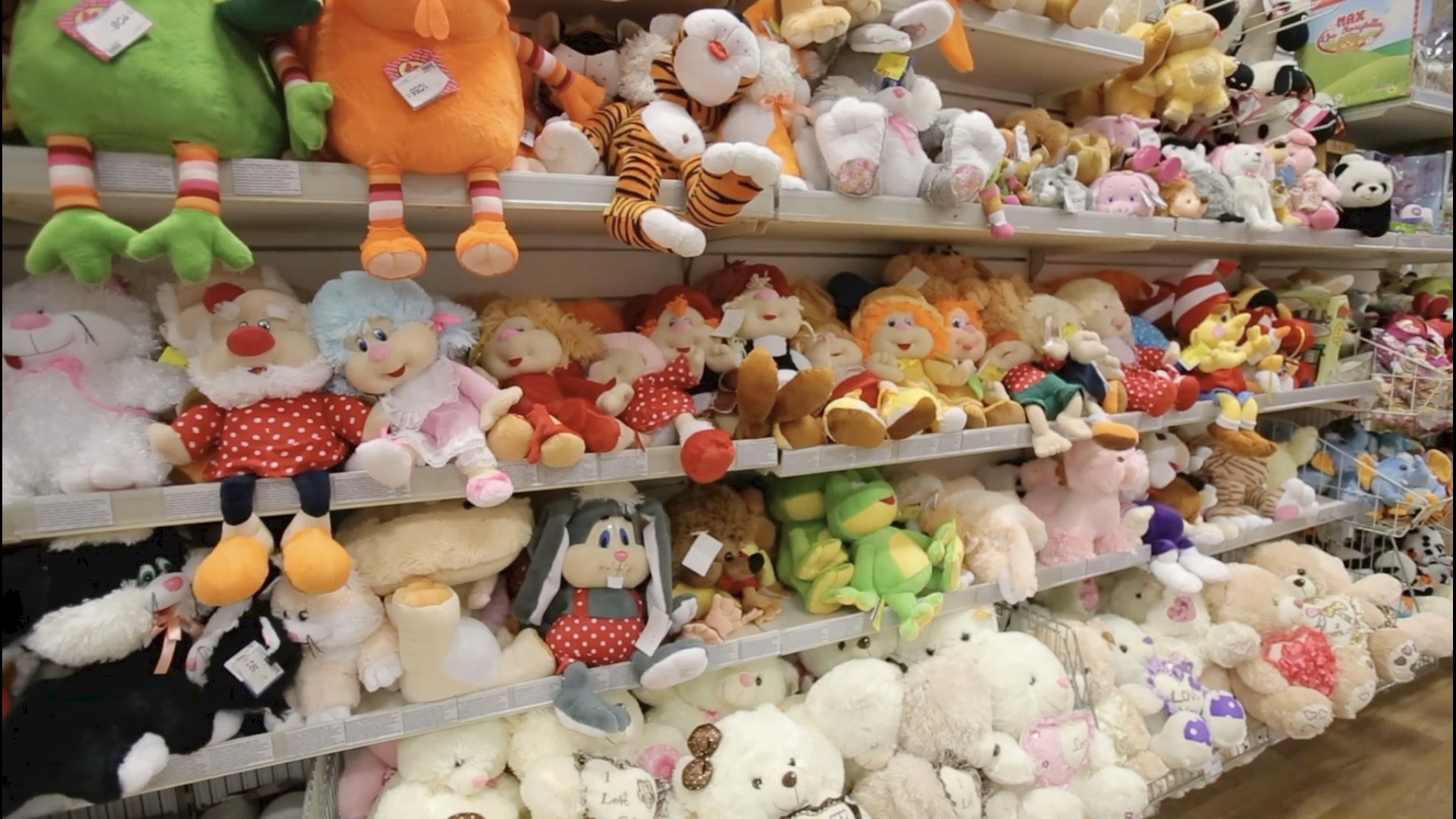dollar store stuffed animals