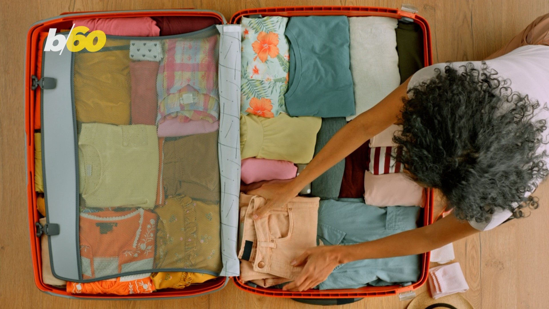 如果你想知道怎么把这么多衣服都塞进行李箱，可以参考以下建议。