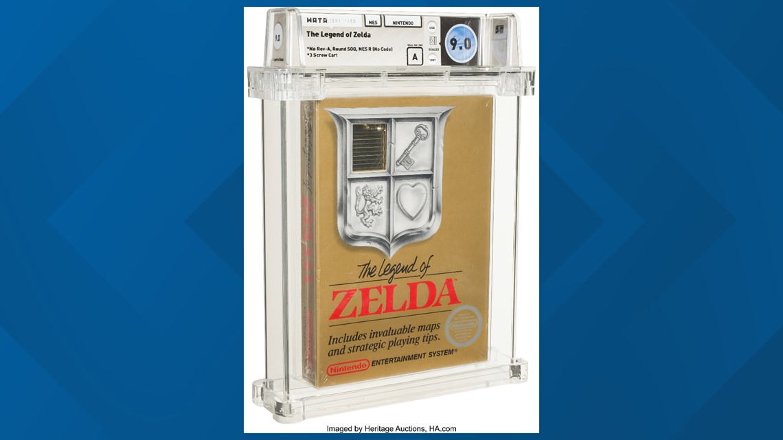 A Vintage 'Legend of Zelda' Game Just Sold for $870,000 at Auction